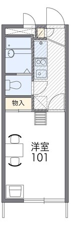 レオパレスヴィオラの物件間取画像